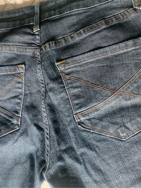 Vintage-NYDJ Dark Indigo Straight Leg Jeans with Purple Label